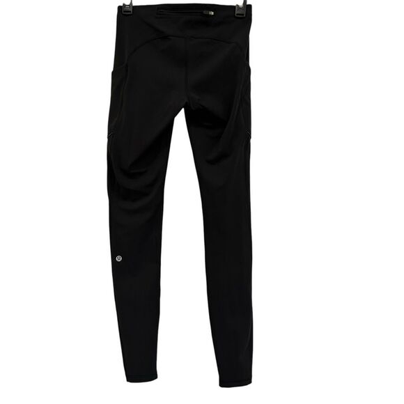 Lululemon Women's Pull-On Stretch Speed Up Tight Luxtreme Leggings Black Size 6 - Picture 2 of 9